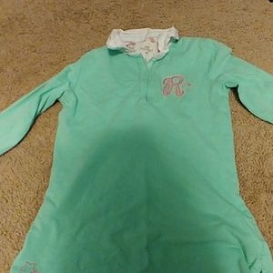 Long sleve mint top